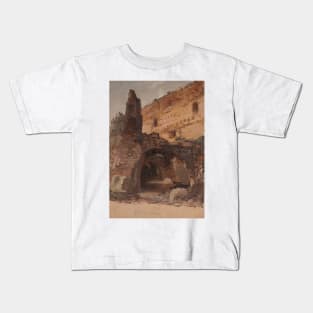 The Colosseum by Thomas Cole Kids T-Shirt